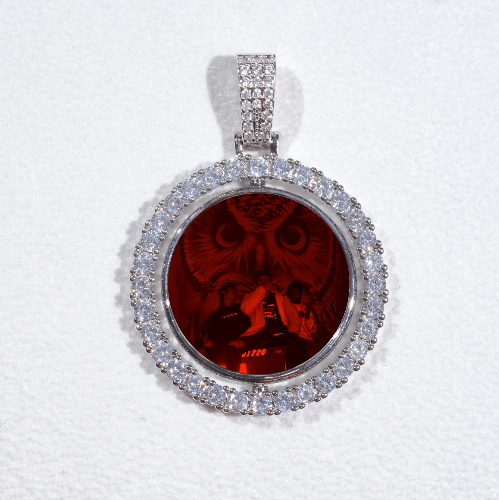 3D Spinning 2-Faced Custom Picture Pendant