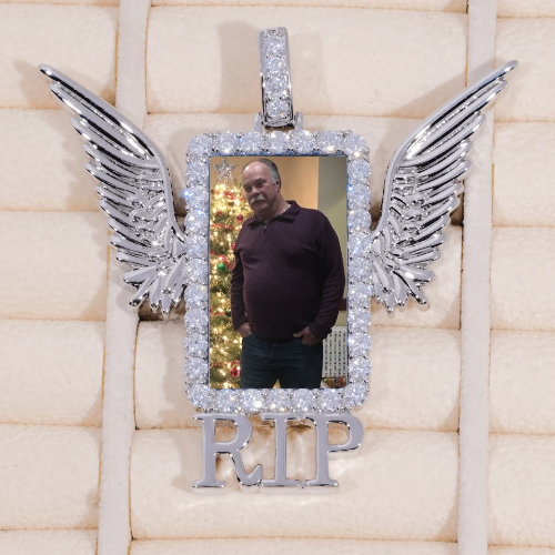 RIP WING 3D CUSTOM PICTURE PENDANT