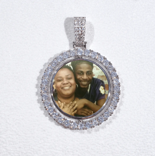 3D Spinning 2-Faced Custom Picture Pendant