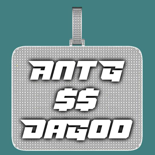 CUSTOM LETTER NECKLACE 3D BIG SQUARE