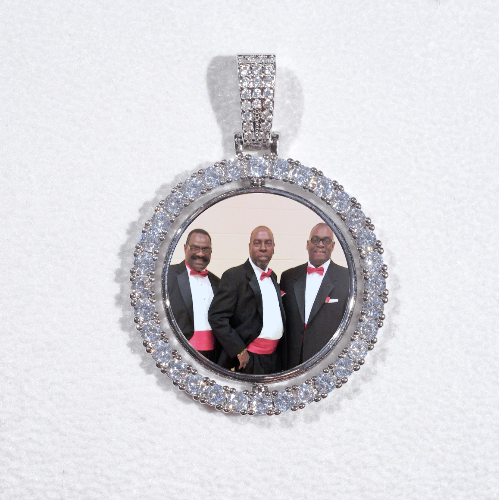 3D Spinning 2-Faced Custom Picture Pendant