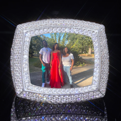 3D CUSTOM PICTURE ICED RING