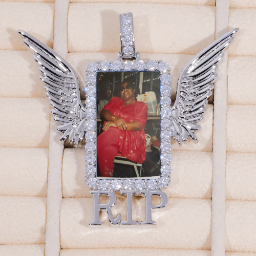 RIP WING 3D CUSTOM PICTURE PENDANT