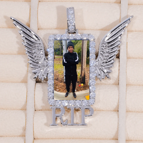 RIP WING 3D CUSTOM PICTURE PENDANT