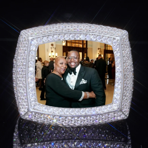 3D CUSTOM PICTURE ICED RING