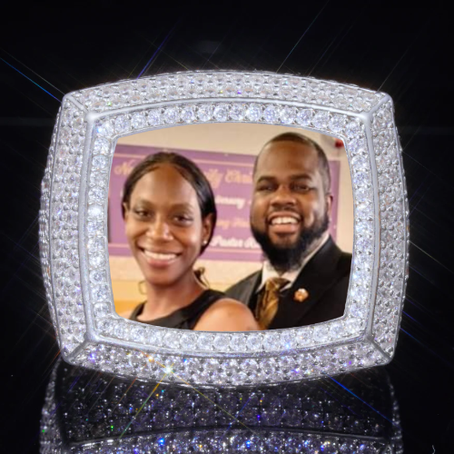3D CUSTOM PICTURE ICED RING