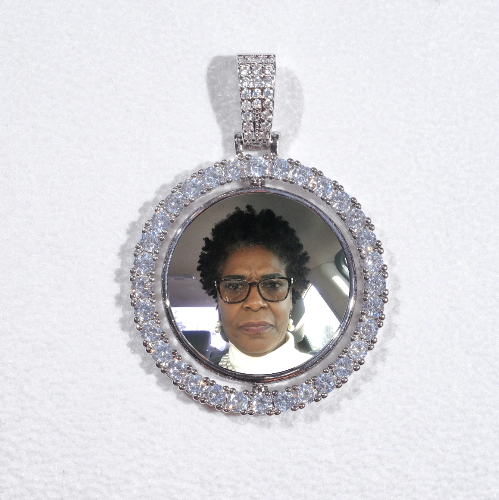 3D Spinning 2-Faced Custom Picture Pendant