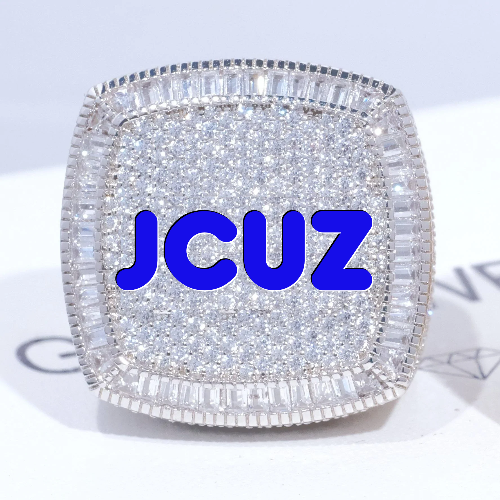 CUSTOM LETTER 3D ICED RING