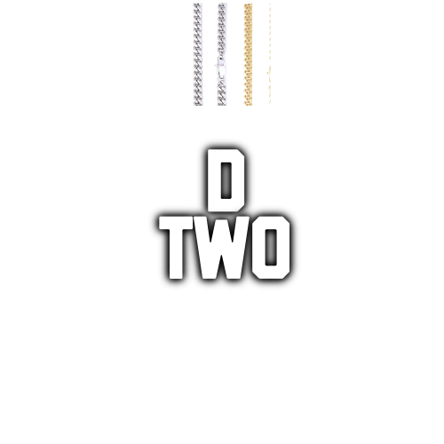 Custom Letters Baguette Two Layer Necklace