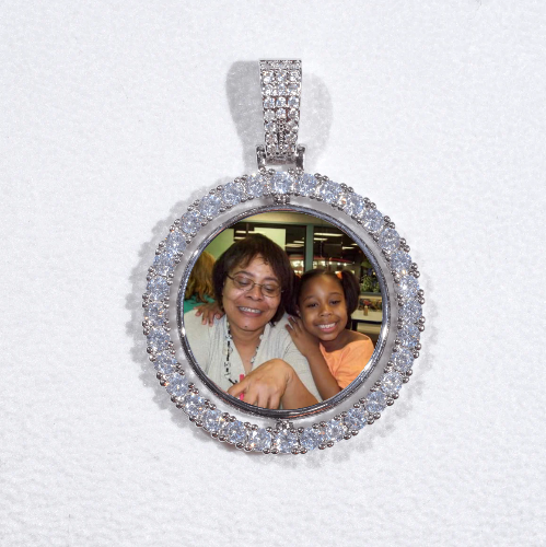 3D Spinning 2-Faced Custom Picture Pendant