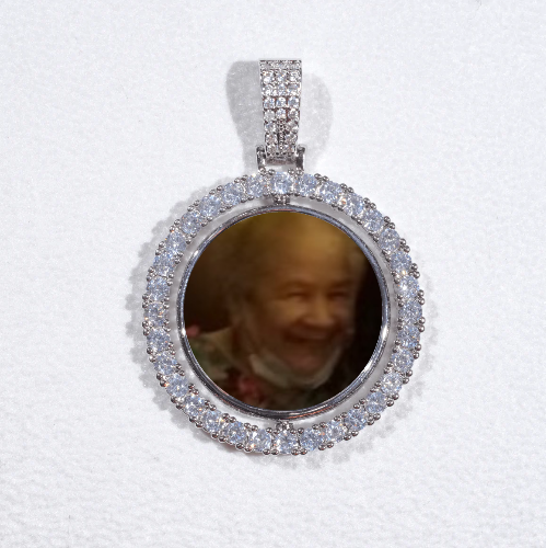 3D Spinning 2-Faced Custom Picture Pendant
