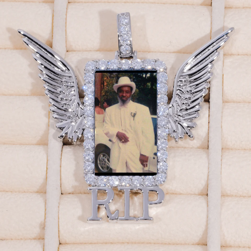 RIP WING 3D CUSTOM PICTURE PENDANT