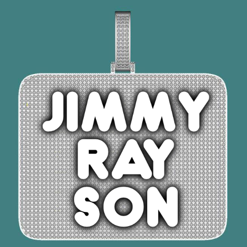 CUSTOM LETTER NECKLACE 3D BIG SQUARE