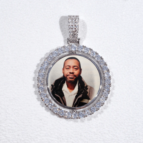 3D Spinning 2-Faced Custom Picture Pendant