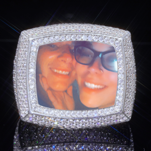 3D CUSTOM PICTURE ICED RING