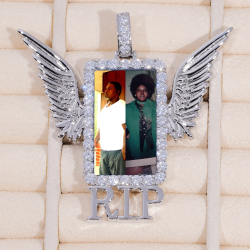 RIP WING 3D CUSTOM PICTURE PENDANT