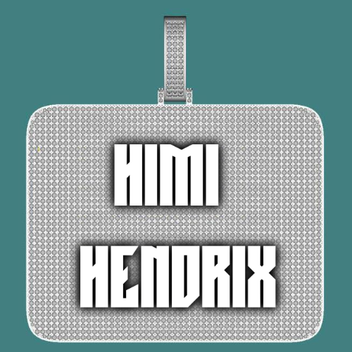 CUSTOM LETTER NECKLACE 3D BIG SQUARE