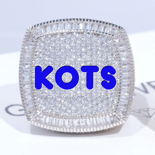 CUSTOM LETTER 3D ICED RING