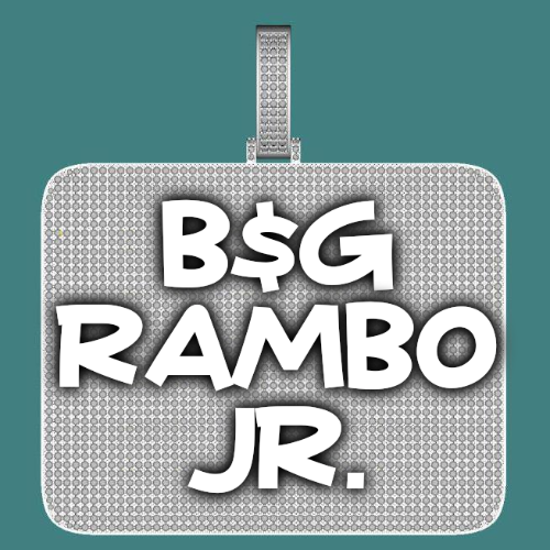 CUSTOM LETTER NECKLACE 3D BIG SQUARE