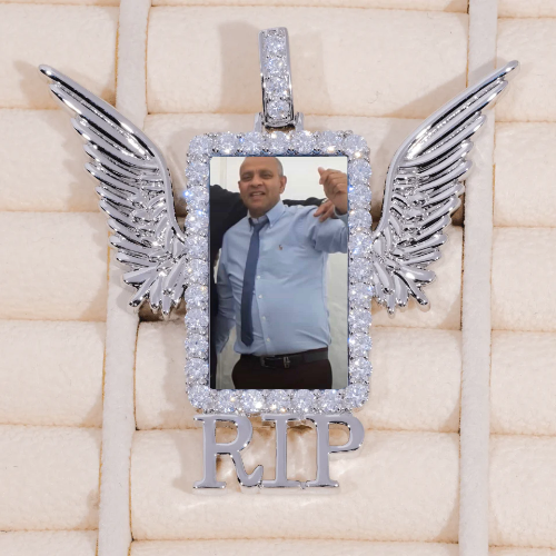 RIP WING 3D CUSTOM PICTURE PENDANT