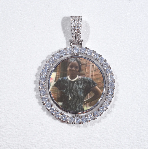 3D Spinning 2-Faced Custom Picture Pendant