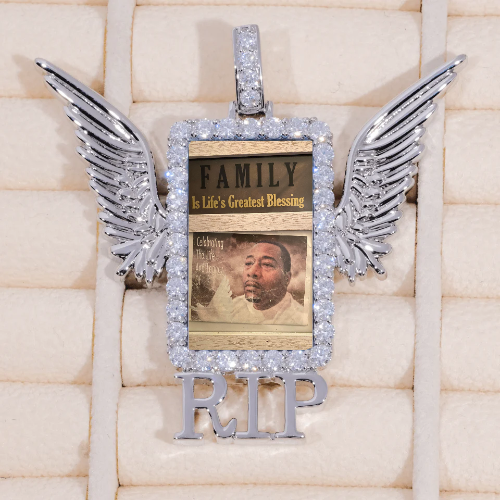 RIP WING 3D CUSTOM PICTURE PENDANT