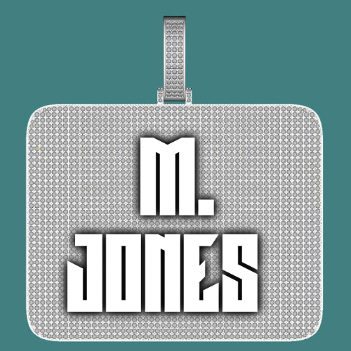 CUSTOM LETTER NECKLACE 3D BIG SQUARE