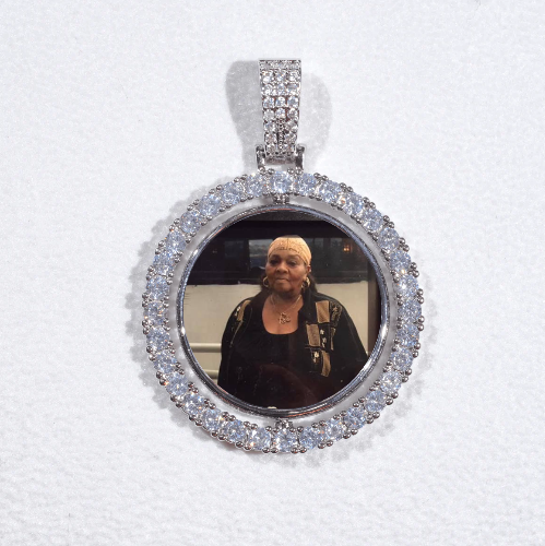3D Spinning 2-Faced Custom Picture Pendant