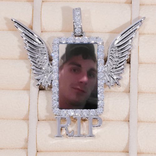 RIP WING 3D CUSTOM PICTURE PENDANT