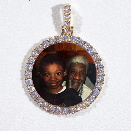 3D CIRCLE CUSTOM PICTURE PENDANT SMALL SIZE