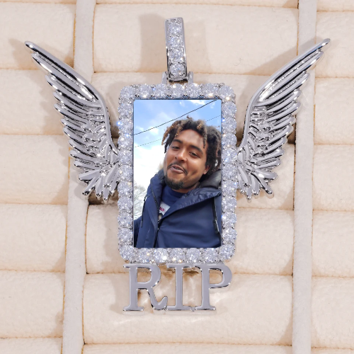 RIP WING 3D CUSTOM PICTURE PENDANT