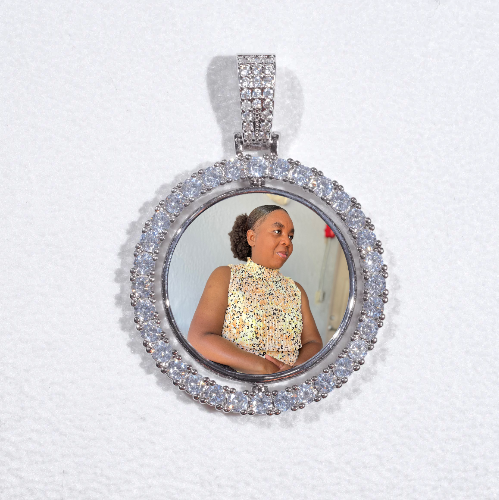 3D Spinning 2-Faced Custom Picture Pendant