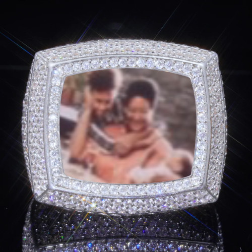 3D CUSTOM PICTURE ICED RING