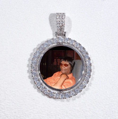 3D Spinning 2-Faced Custom Picture Pendant
