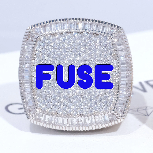 CUSTOM LETTER 3D ICED RING