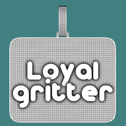 CUSTOM LETTER NECKLACE 3D BIG SQUARE