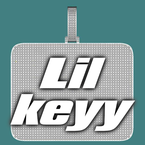 CUSTOM LETTER NECKLACE 3D BIG SQUARE