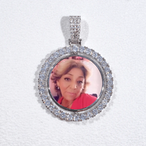 3D Spinning 2-Faced Custom Picture Pendant