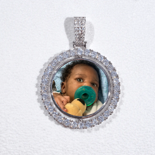 3D Spinning 2-Faced Custom Picture Pendant