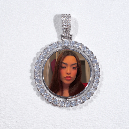 3D Spinning 2-Faced Custom Picture Pendant