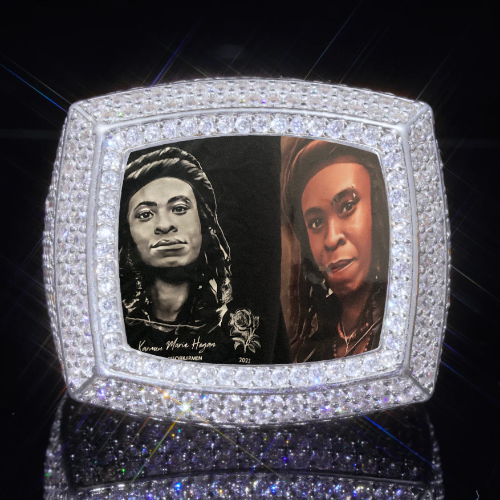 3D CUSTOM PICTURE ICED RING