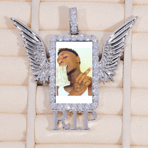 RIP WING 3D CUSTOM PICTURE PENDANT