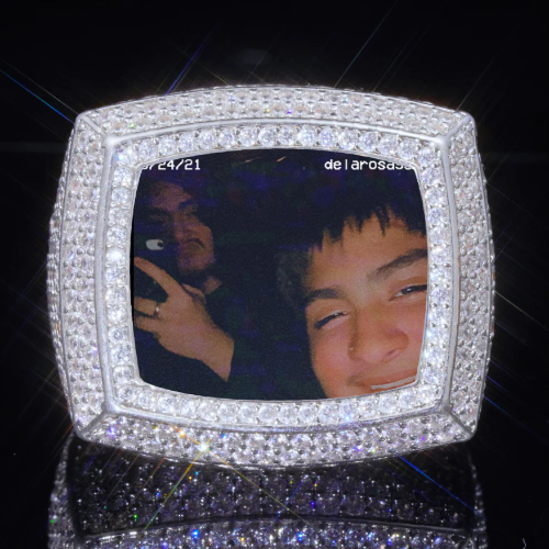 3D CUSTOM PICTURE ICED RING