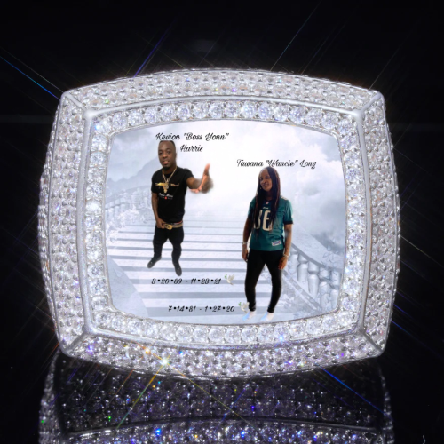 3D CUSTOM PICTURE ICED RING