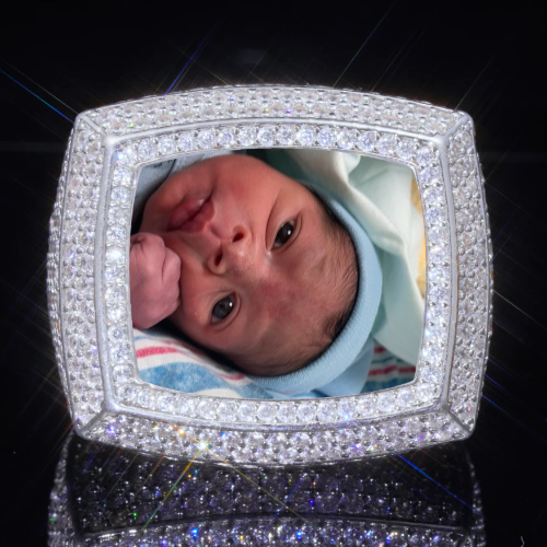 3D CUSTOM PICTURE ICED RING