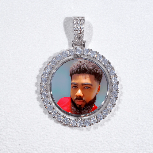 3D Spinning 2-Faced Custom Picture Pendant