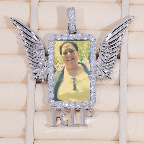 RIP WING 3D CUSTOM PICTURE PENDANT