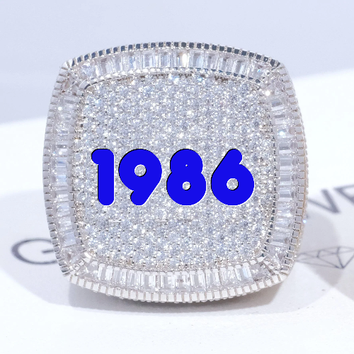 CUSTOM LETTER 3D ICED RING