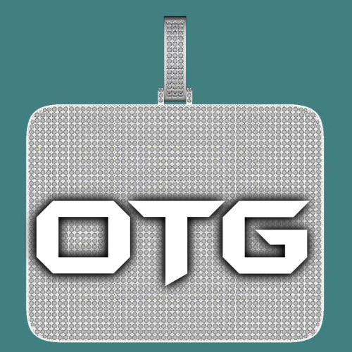 CUSTOM LETTER NECKLACE 3D BIG SQUARE