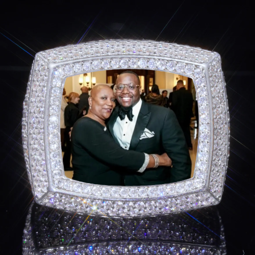 3D CUSTOM PICTURE ICED RING